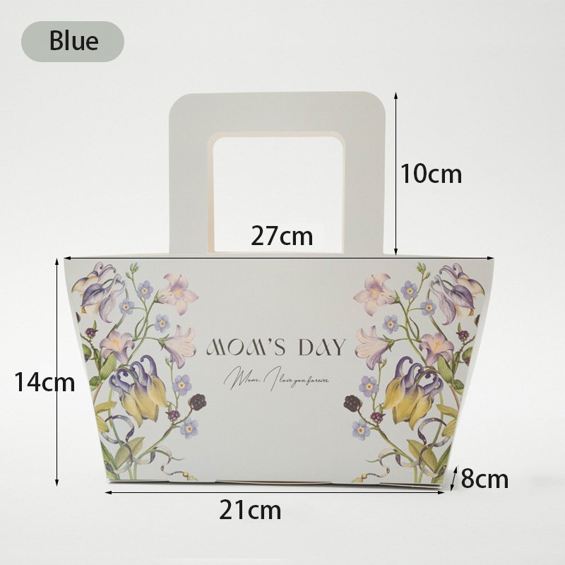thumbnail interactive-video image 1 of 50 Set Flower Packaging Boxes With Tissue & Ribbon - Single Flower Gift Bags For Bouquets 1 of 13