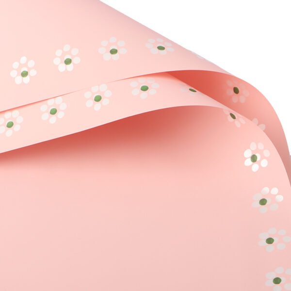 Pink little flower wrapping paper