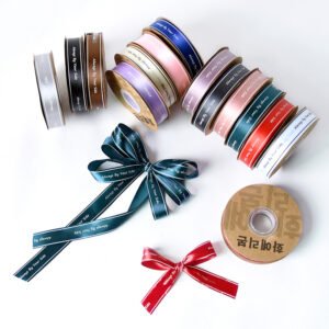 Custom Printed Silk Satin Ribbon