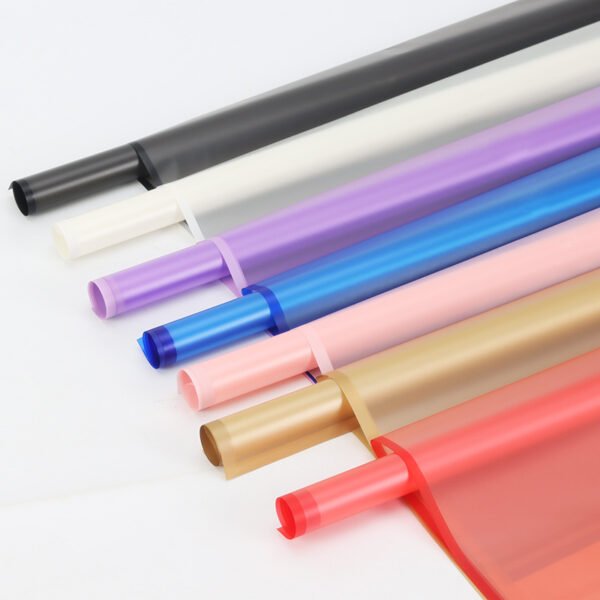 Color Rim Plastic Wrapping Paper