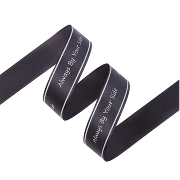 Always by your side Dark gray ribbon