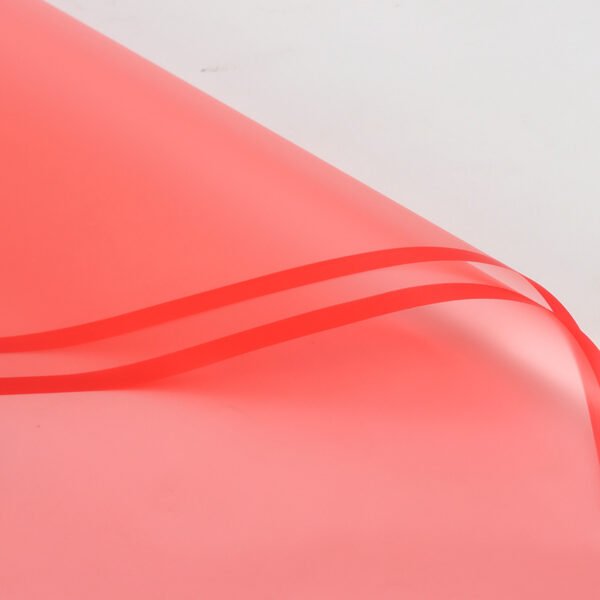 Red【20 sheets color-rimmed jelly film】