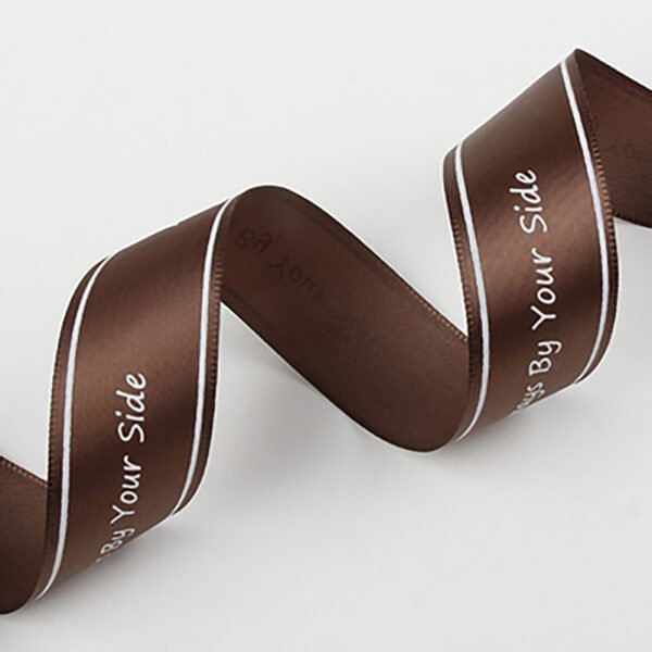 Always by your side brown ribbon