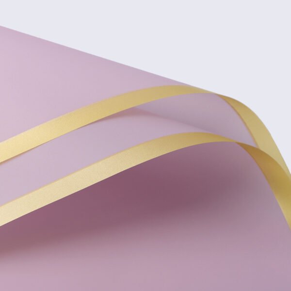 Lavender Purple【20 sheets gold-rimmed jelly film】