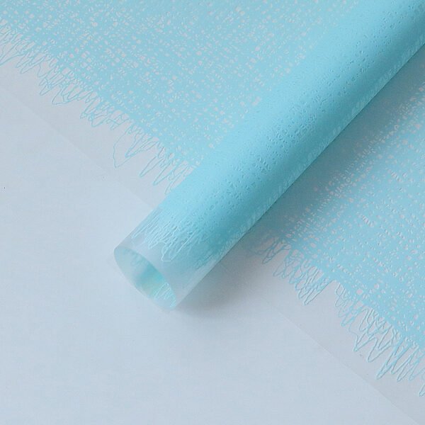 Matte Neon Wrapping Paper with Knitted Pattern for Crafts
