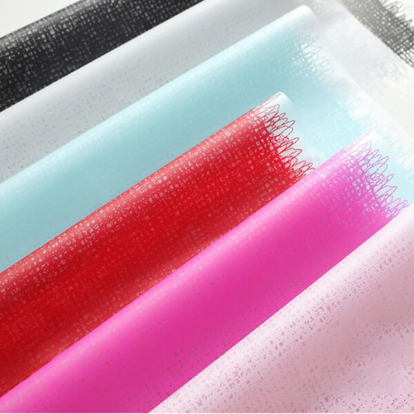 Matte Neon Wrapping Paper with Knitted Pattern for Crafts
