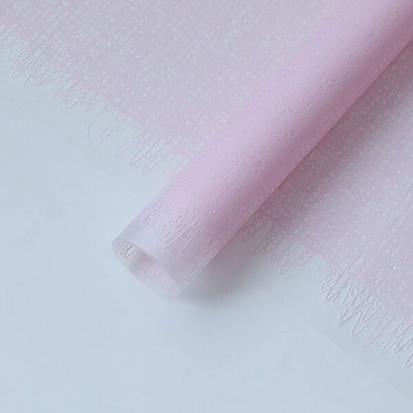 Matte Neon Wrapping Paper with Knitted Pattern for Crafts