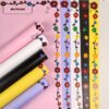Small Floral Border Flower Wrapping Paper