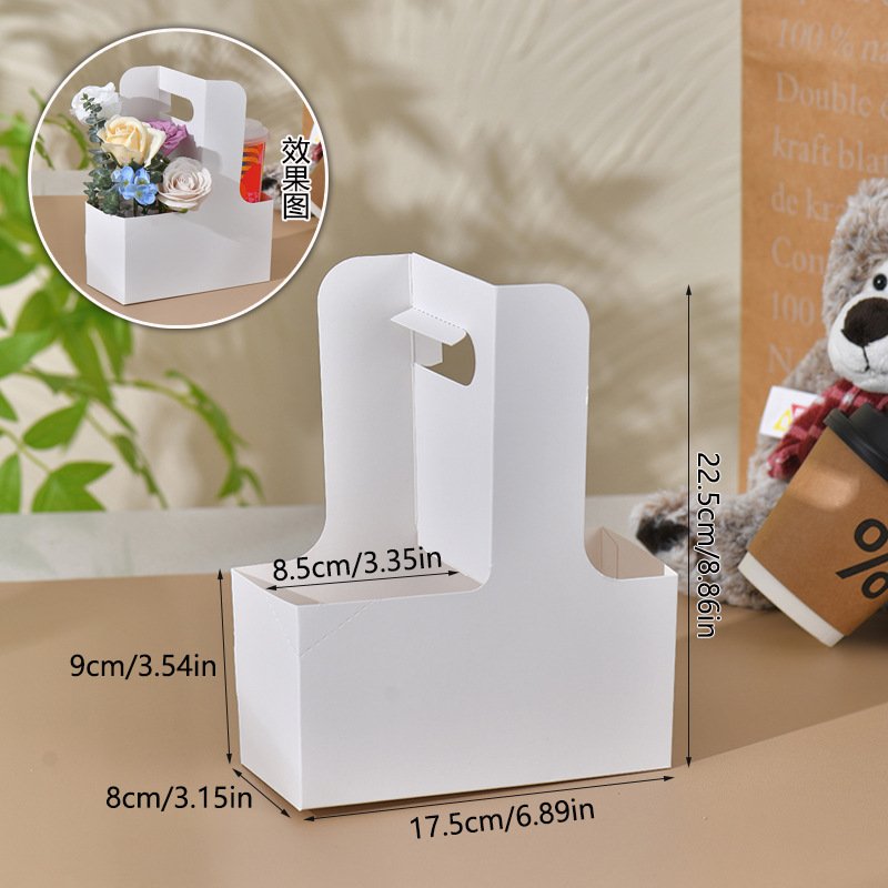 Hand Craft Box Flower Gift Bag for Bouquet Packaging