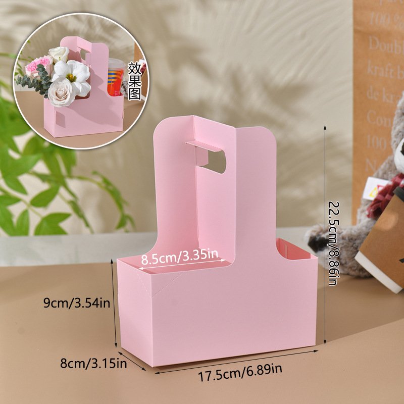 Hand Craft Box Flower Gift Bag for Bouquet Packaging