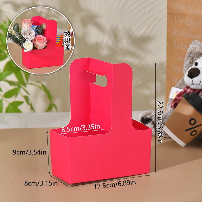 Hand Craft Box Flower Gift Bag for Bouquet Packaging