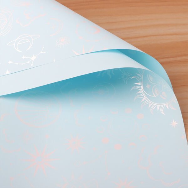 Stellar Atlas Star Print Christmas Wrapping Paper