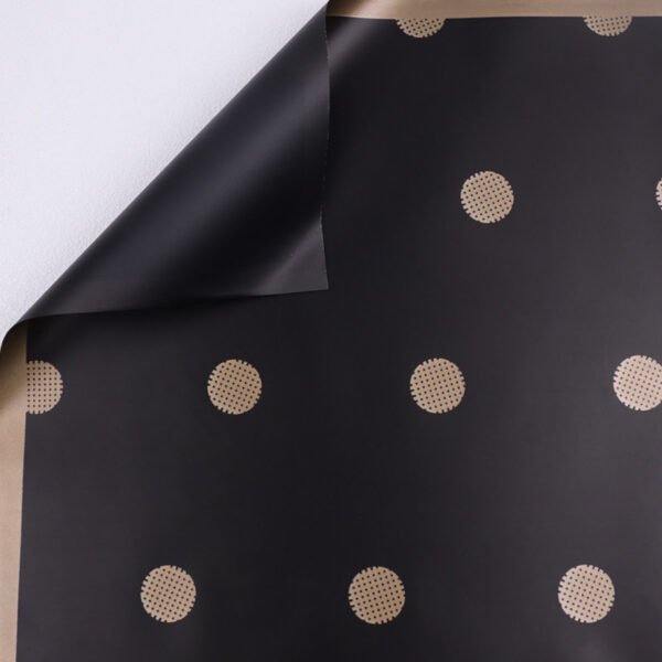 Polka Dot gold wrapping paper