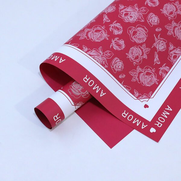 Rose Pattern Wrapping Paper