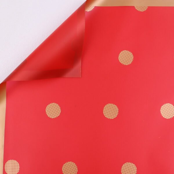 Polka Dot gold wrapping paper