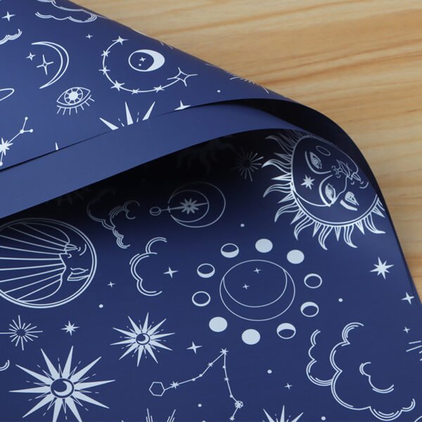 Stellar Atlas Star Print Christmas Wrapping Paper