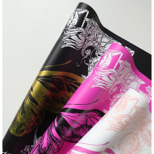 Butterfly Spring Flower Wrapping Paper