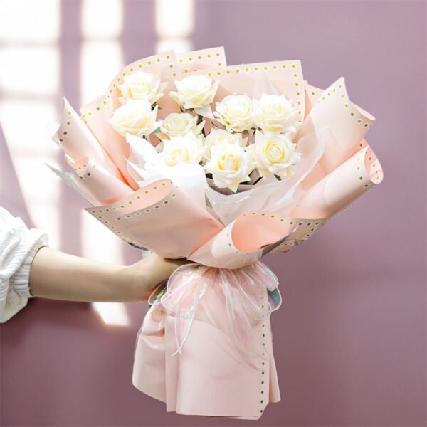 Double-Sided Daisy Border Wrapping Paper