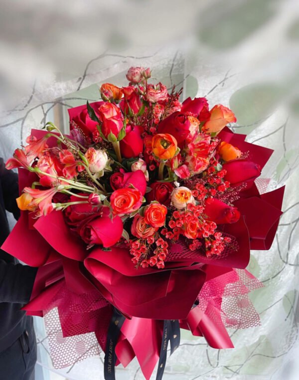 Double-Sided Floral Wrapping Paper