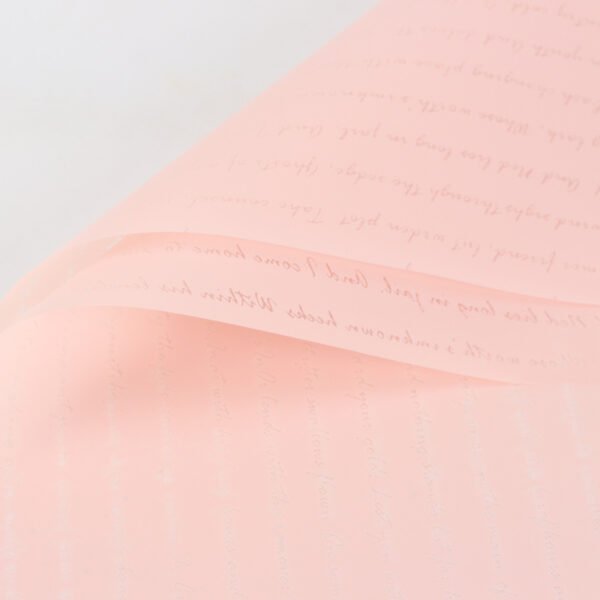 English Letter flower Wrapping Paper
