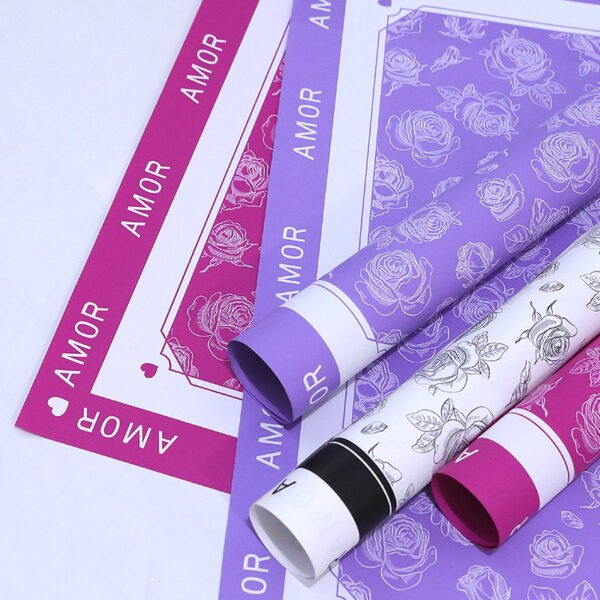 Rose Pattern Wrapping Paper