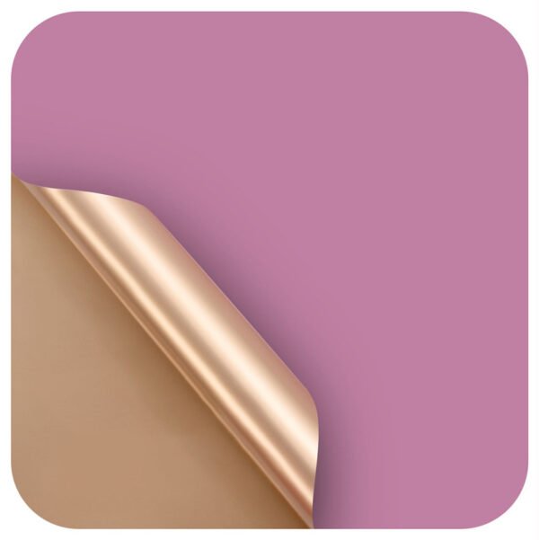 Dual-Color Gilded Waterproof Floral Wrapping Paper