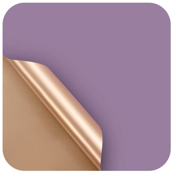 Dual-Color Gilded Waterproof Floral Wrapping Paper