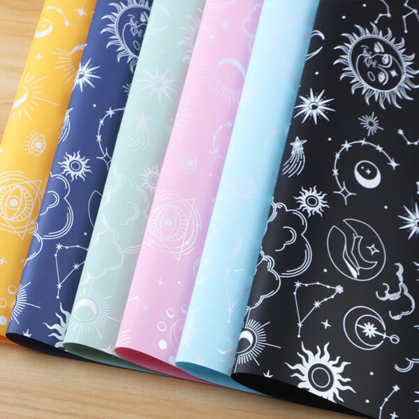 Stellar Atlas Star Print Christmas Wrapping Paper