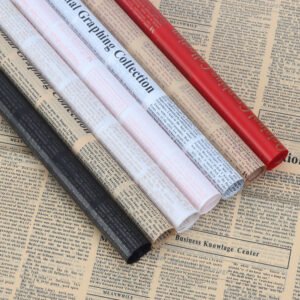 Vintage British Newspaper Kraft Paper