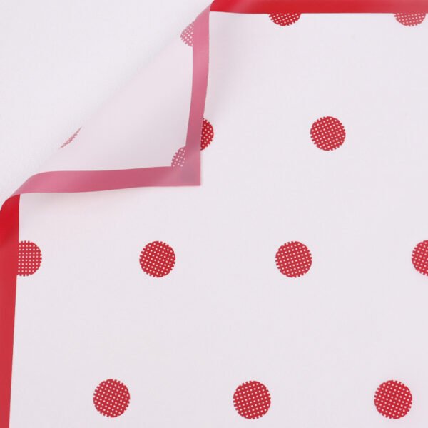 Polka Dot Gold Wrapping Paper for Flower Packaging - Image 4