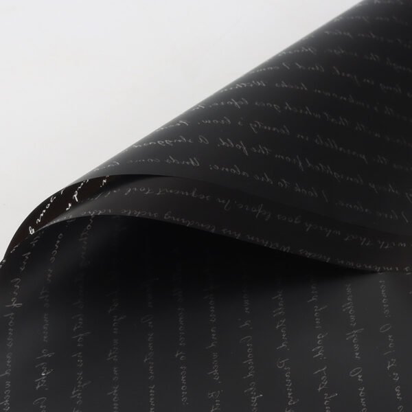 English Letter flower Wrapping Paper