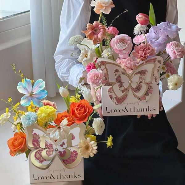 butterfly Style Flower Basket