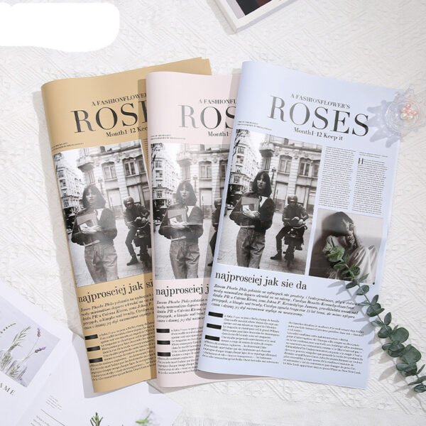 English Newspaper Wrapping Paper