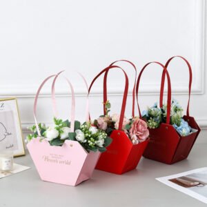 Heart-Shaped Hot Stamping Embossing Tote Bags