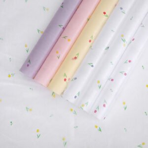 Petal Rain Flower Wrapping Paper