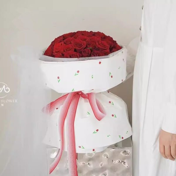 Petal Rain Flower Wrapping Paper