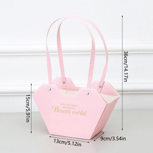 Heart-Shaped Hot Stamping Embossing Tote Bags