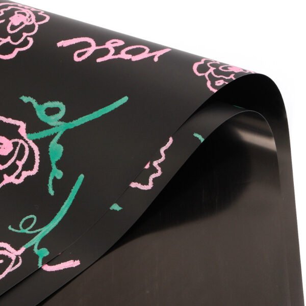 Bouquet Wrapping Paper with Rose Print