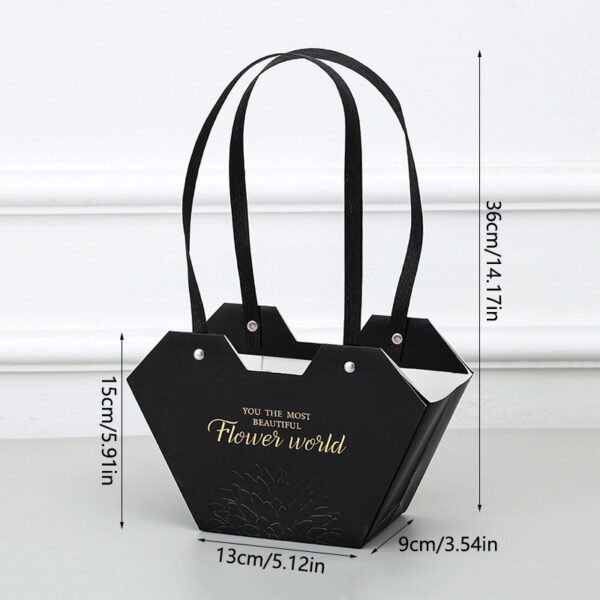 Heart-Shaped Hot Stamping Embossing Tote Bags