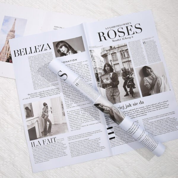 English Newspaper Wrapping Paper