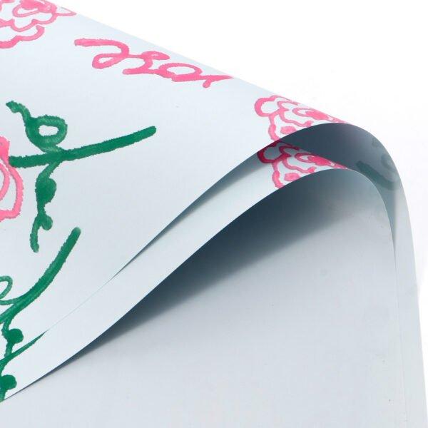 Bouquet Wrapping Paper with Rose Print