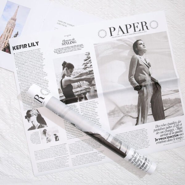 English Newspaper Wrapping Paper