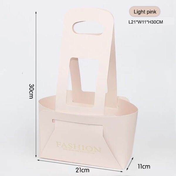 Foldable Handheld Bouquet Arrangement Box for Florists - Image 4