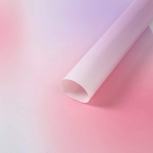 Gradient Fresh Colorful Flower Bouquet Wrapping Paper