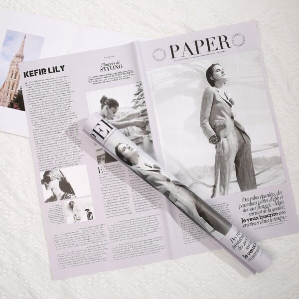 English Newspaper Wrapping Paper