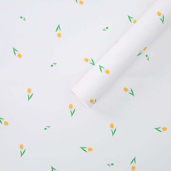 Petal Rain Flower Wrapping Paper