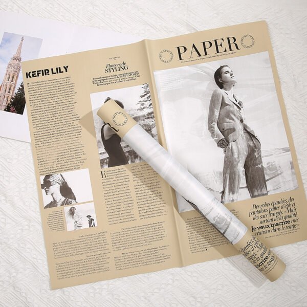 English Newspaper Wrapping Paper