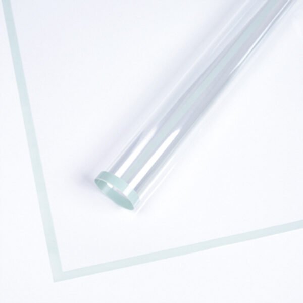 Clear OPP Flower Wrapping Paper with Colorful Edges