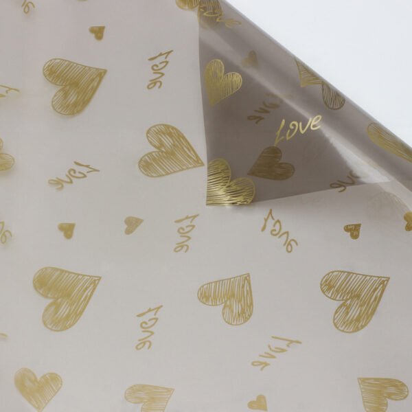 Korean Love Design Waterproof Flower Wrapping Paper