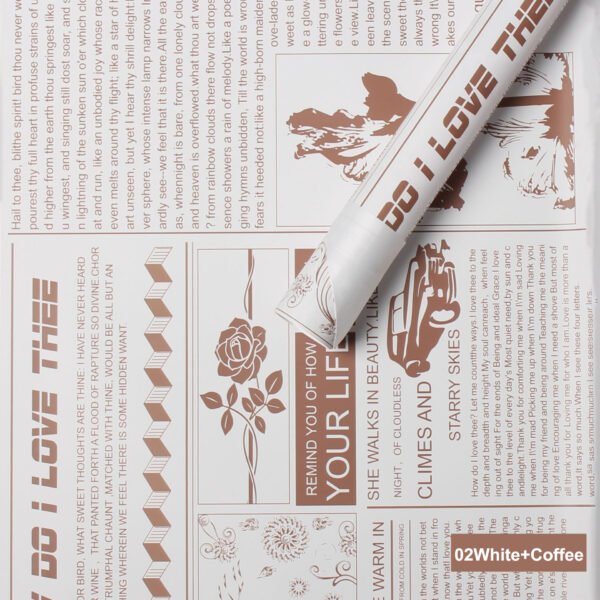 Newspaper Design Gift Packing Paper